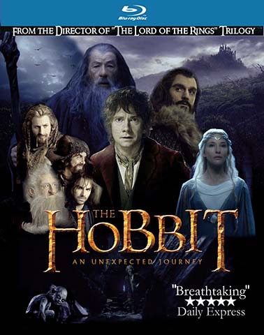 the hobbit an unexpected journey blu ray cover