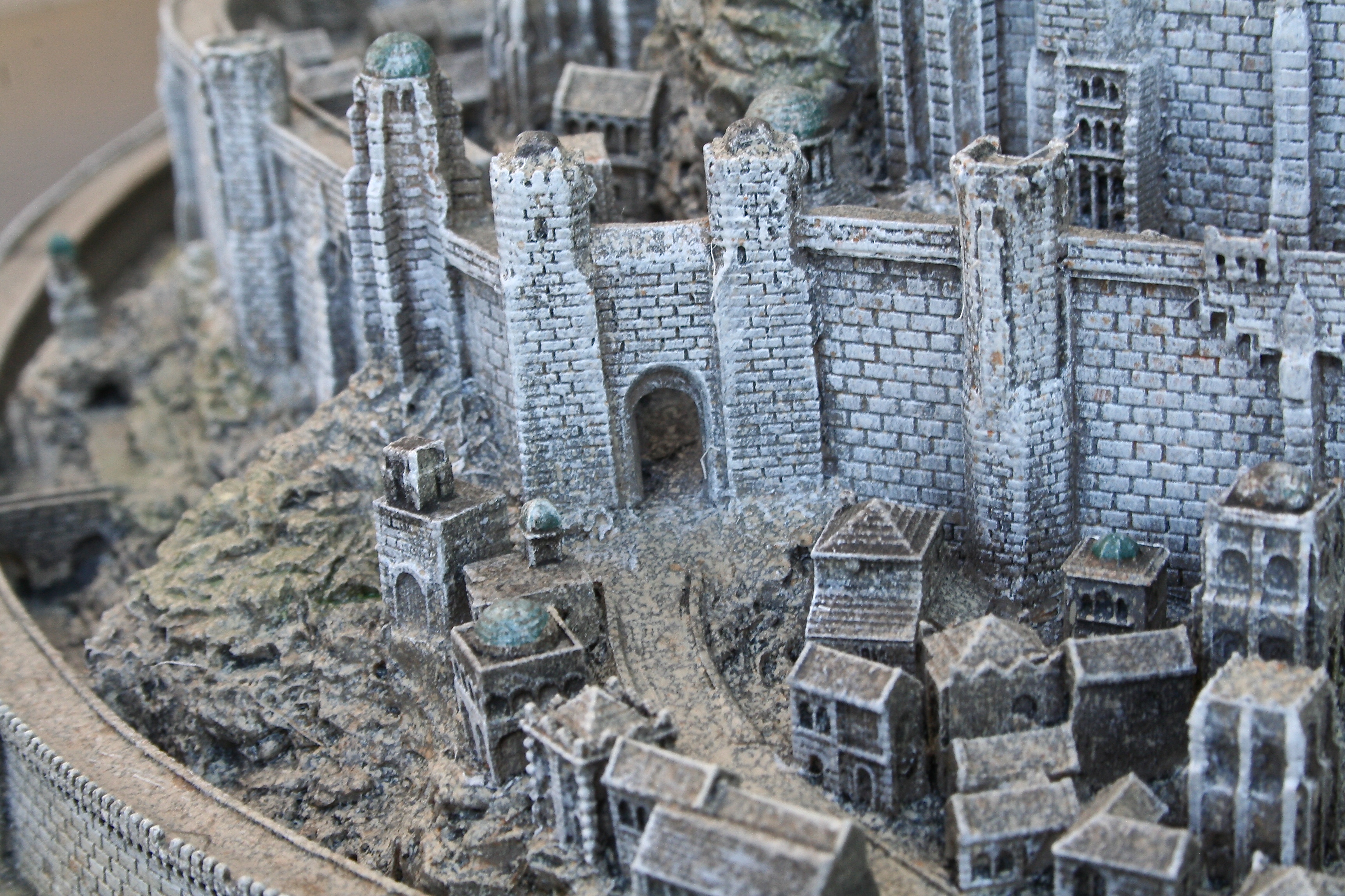 Weta Lord of The Rings MINAS TIRITH Capital of Gondor Environment Resin  Model