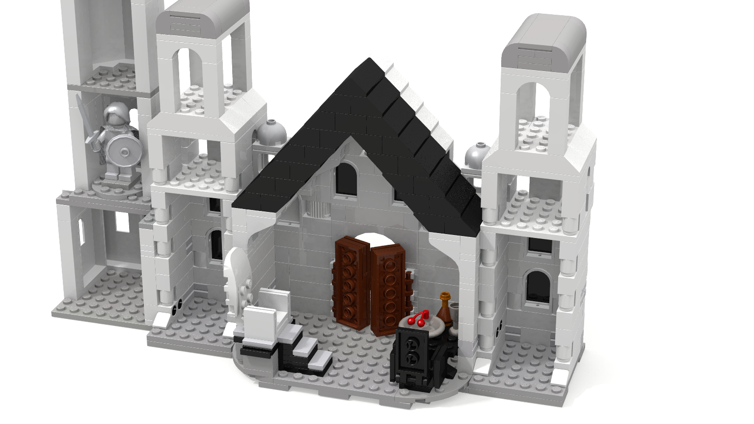 The Bricks Box - WIP of LEGO Minas Tirith very huge