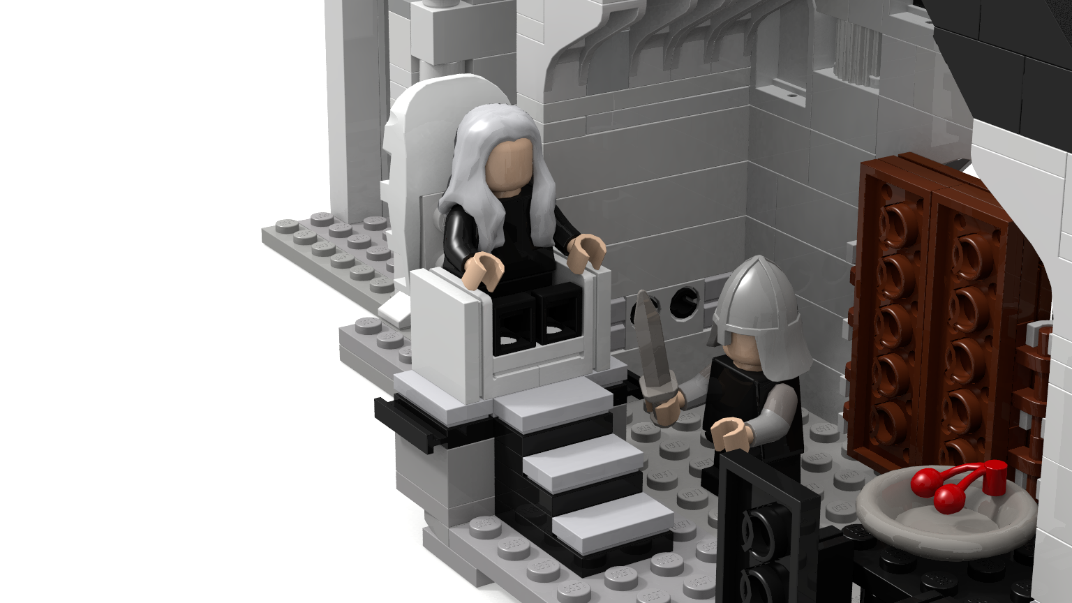 Minas Tirith  Lego architecture, Lego worlds, Lego room