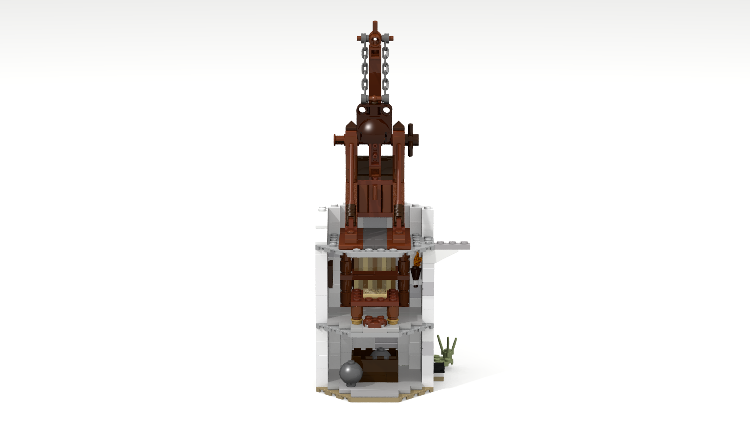 Minas Tirith Battle LEGO Set Concept