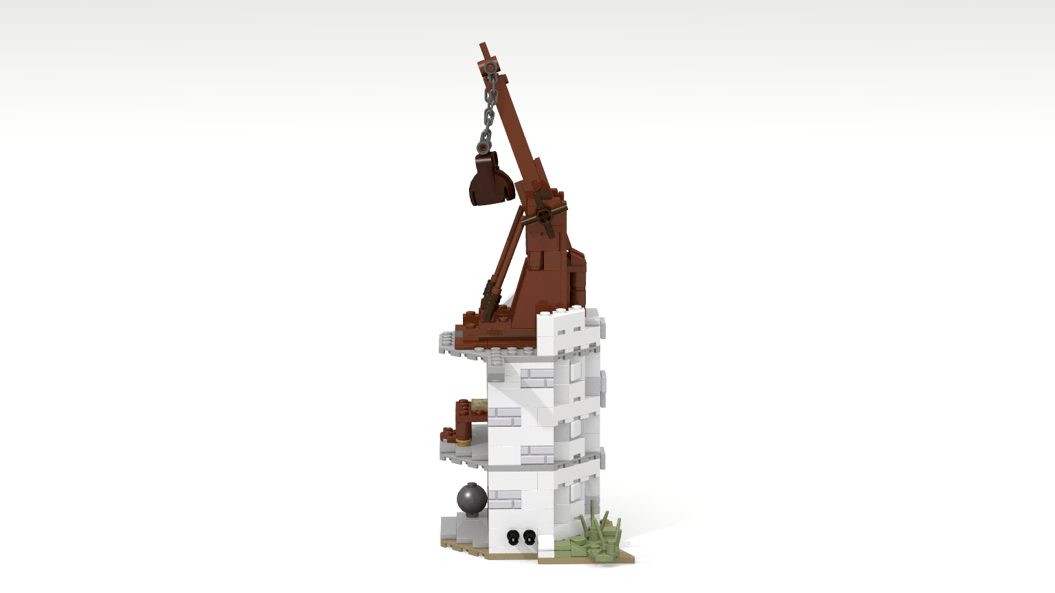 LEGO Model of Main Gate of Minas Tirith, Middle Earth