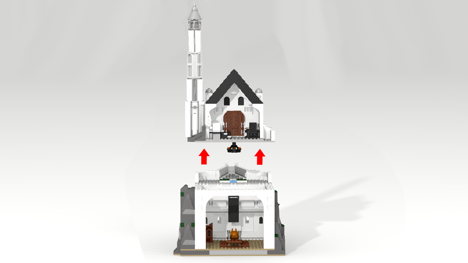 MEC Category B: A Feast in the Hall of Minas Tirith - LEGO