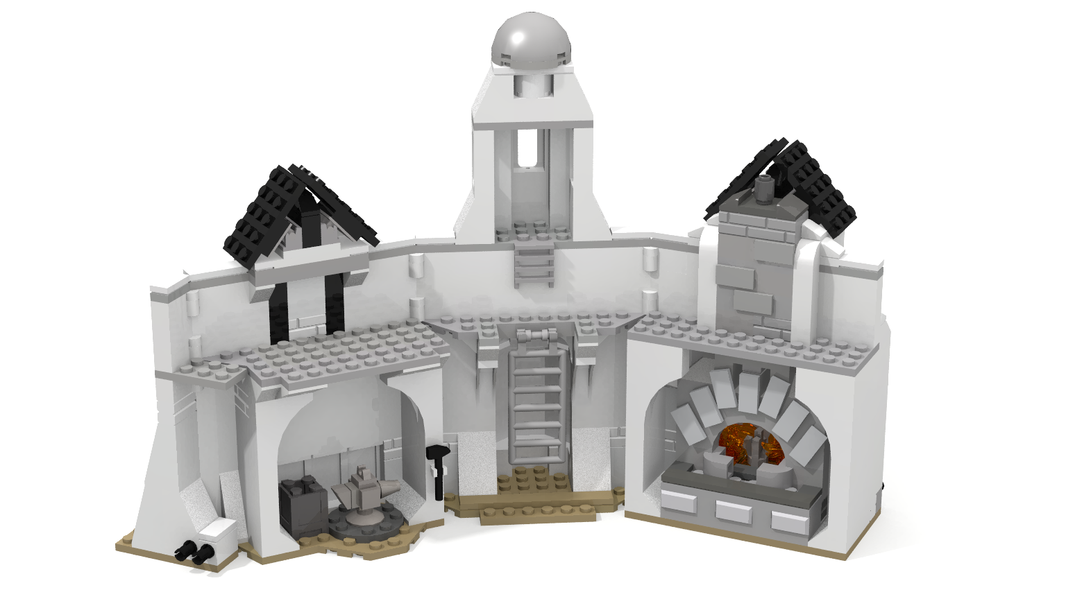 Insane LEGO Lord of the rings - Minas Tirith Battle 120.000 bricks