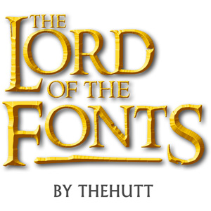 lord of the rings logo font