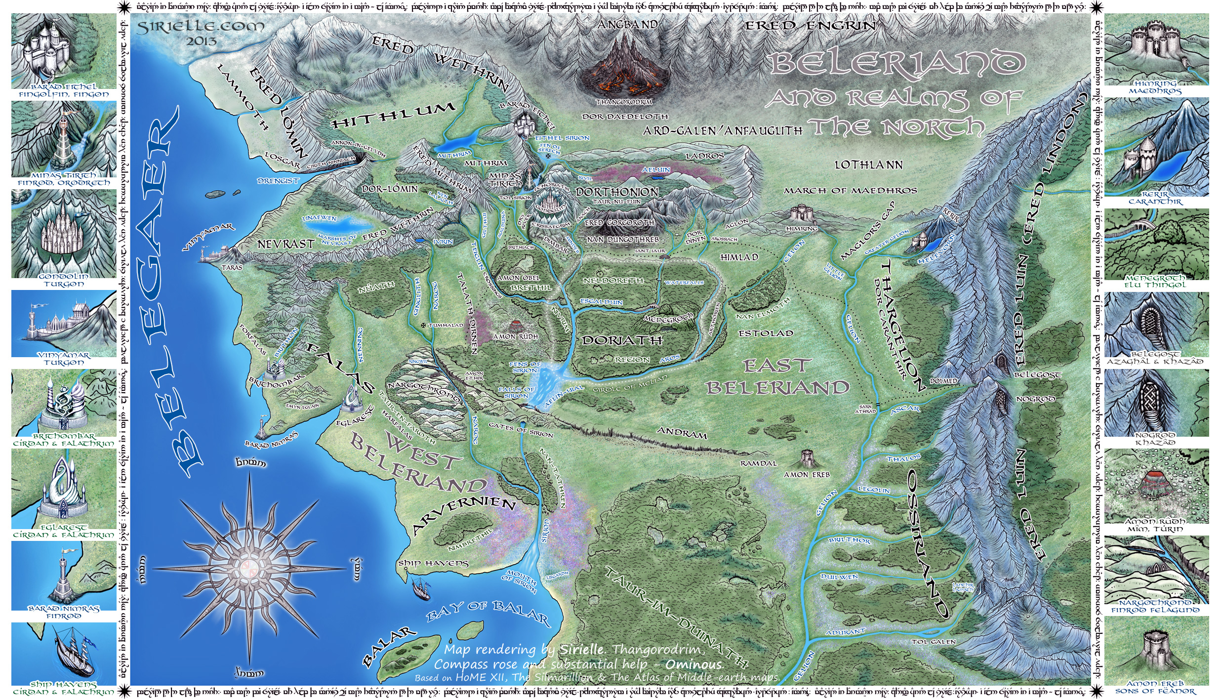 Complete Map Of Arda Maps Of Arda Etc. | 🧙 The Tolkien Forum 🧝