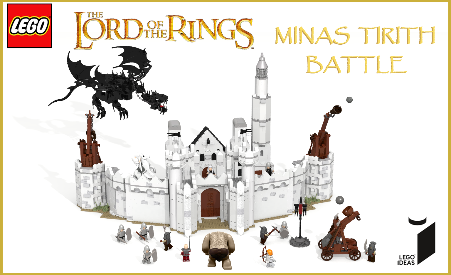 lego lord of the rings minas tirith