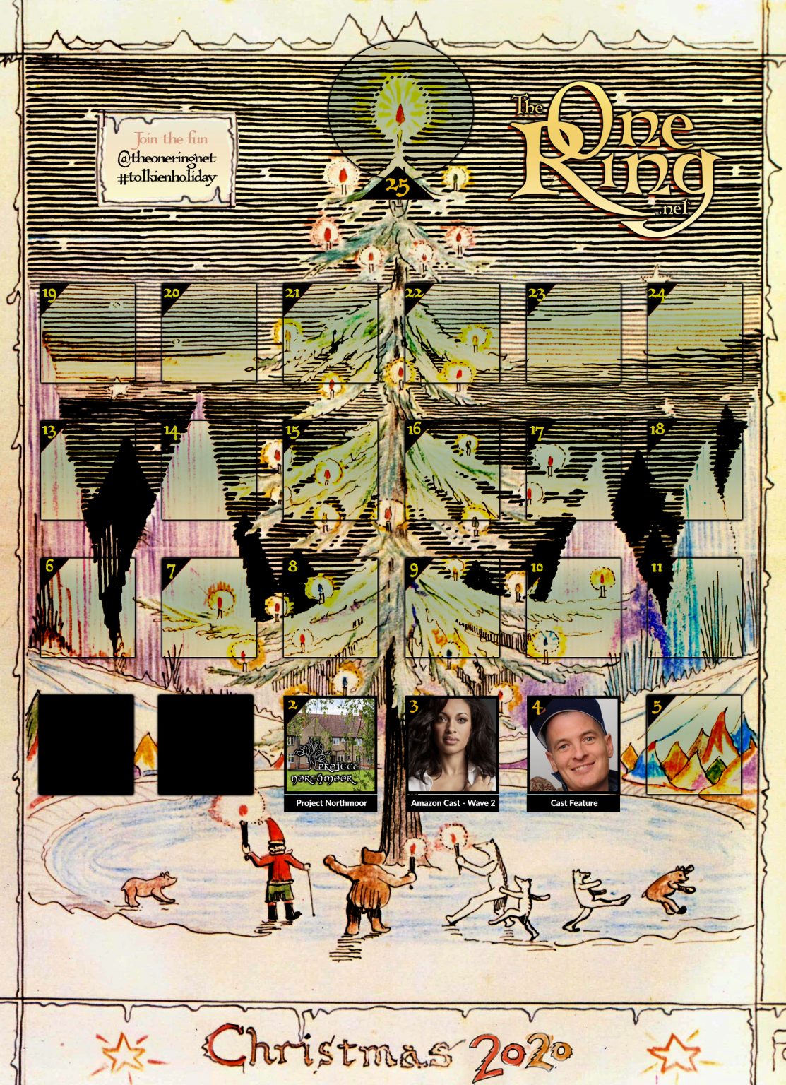 the hobbit advent calendar