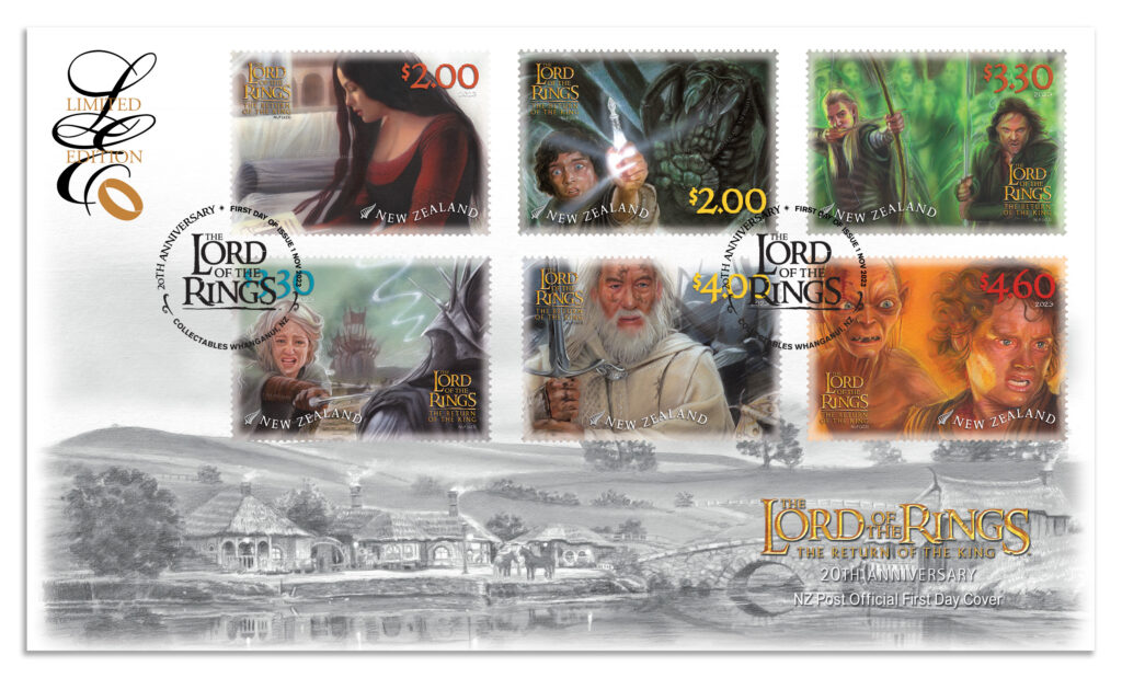 Return of the King NZ Post 20th anniversary collectibles